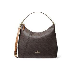 Michael Michael Kors Logo Sienna Large Convertible Shoulder Bag - Brown/Acorn